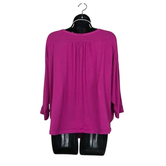Free People Keeping On Top Fuchsia Pink Top Size S - Picture 5 of 7